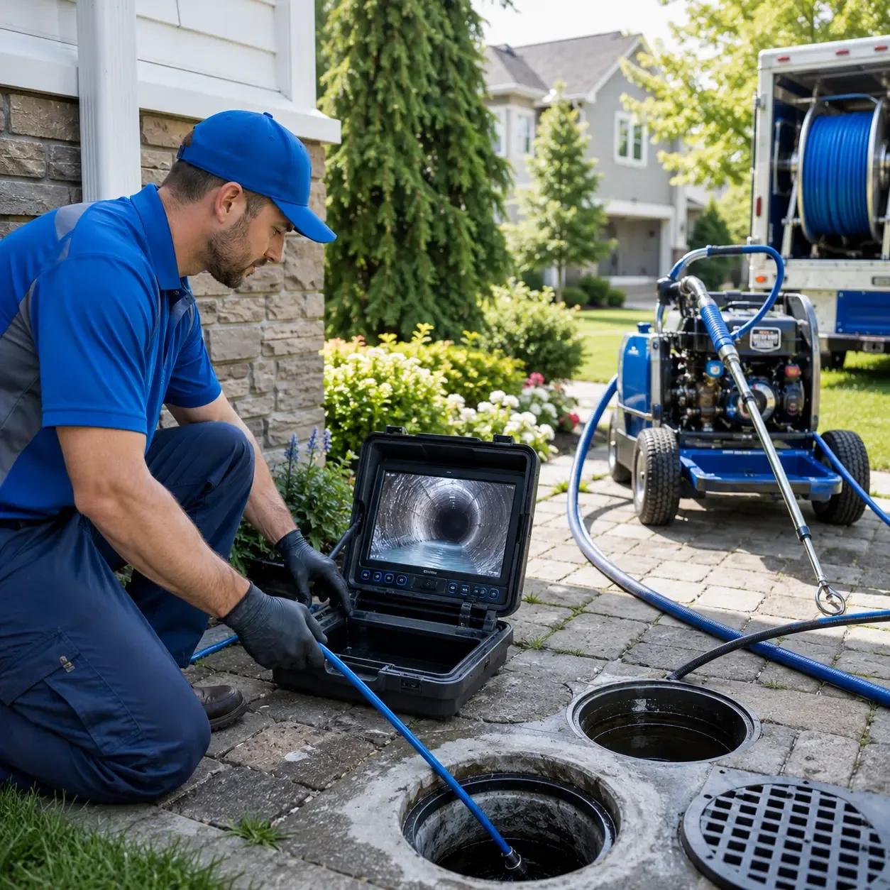 Outdoor drain cleaning professionals serving Longport, NJ